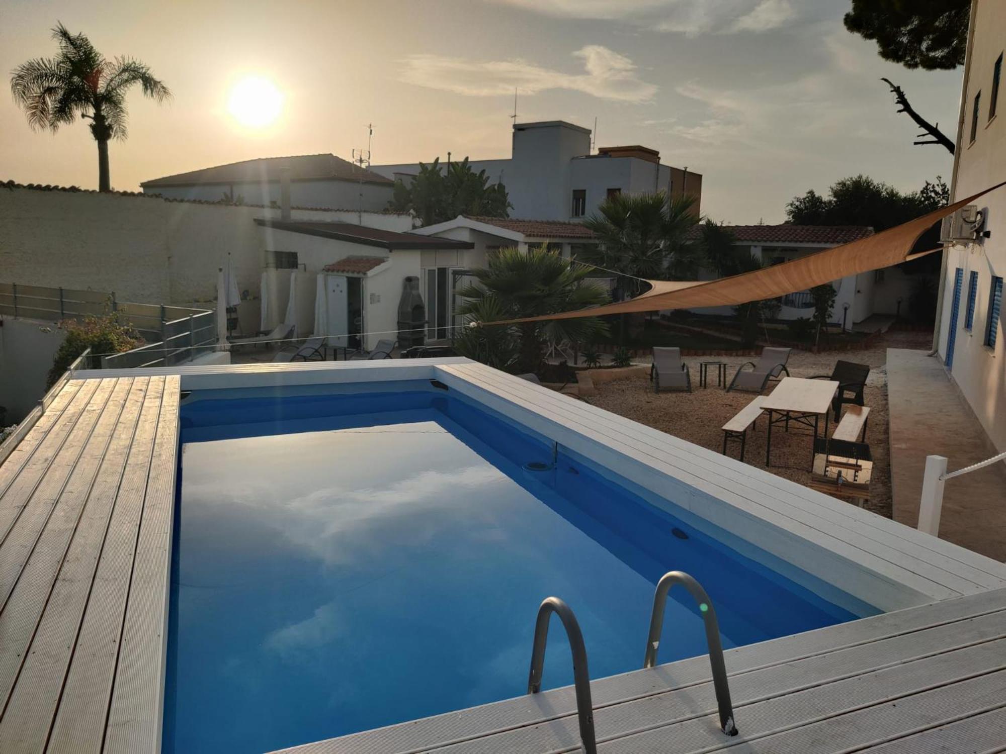 Pool Seaside Relais - Ville Ninfea, Marea, Rosa E Cassiopea Fontane Bianche Exterior foto